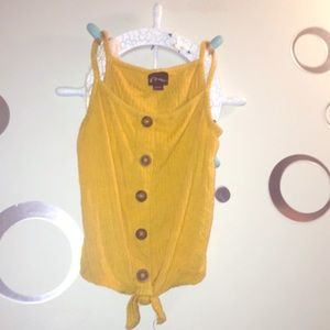Mustard orange tank top